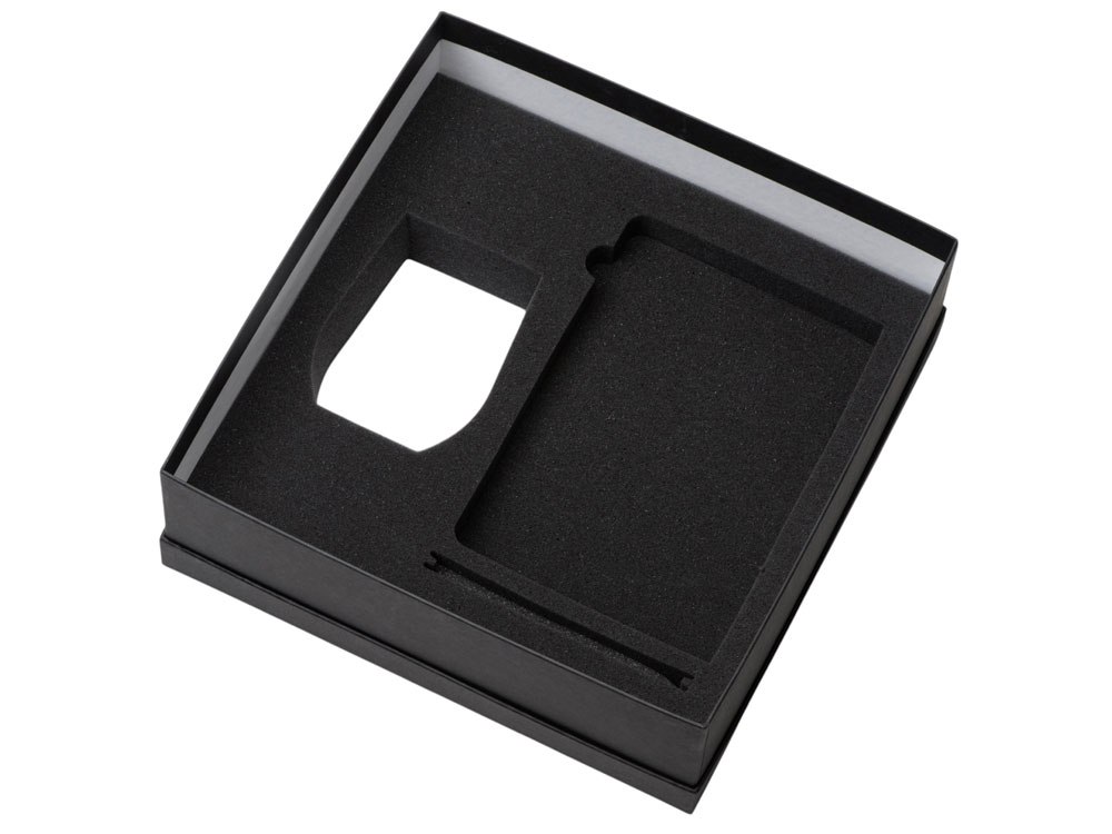 Подарочный набор c блокнотом C2, ручкой и термокружкой, фиолетовый-2