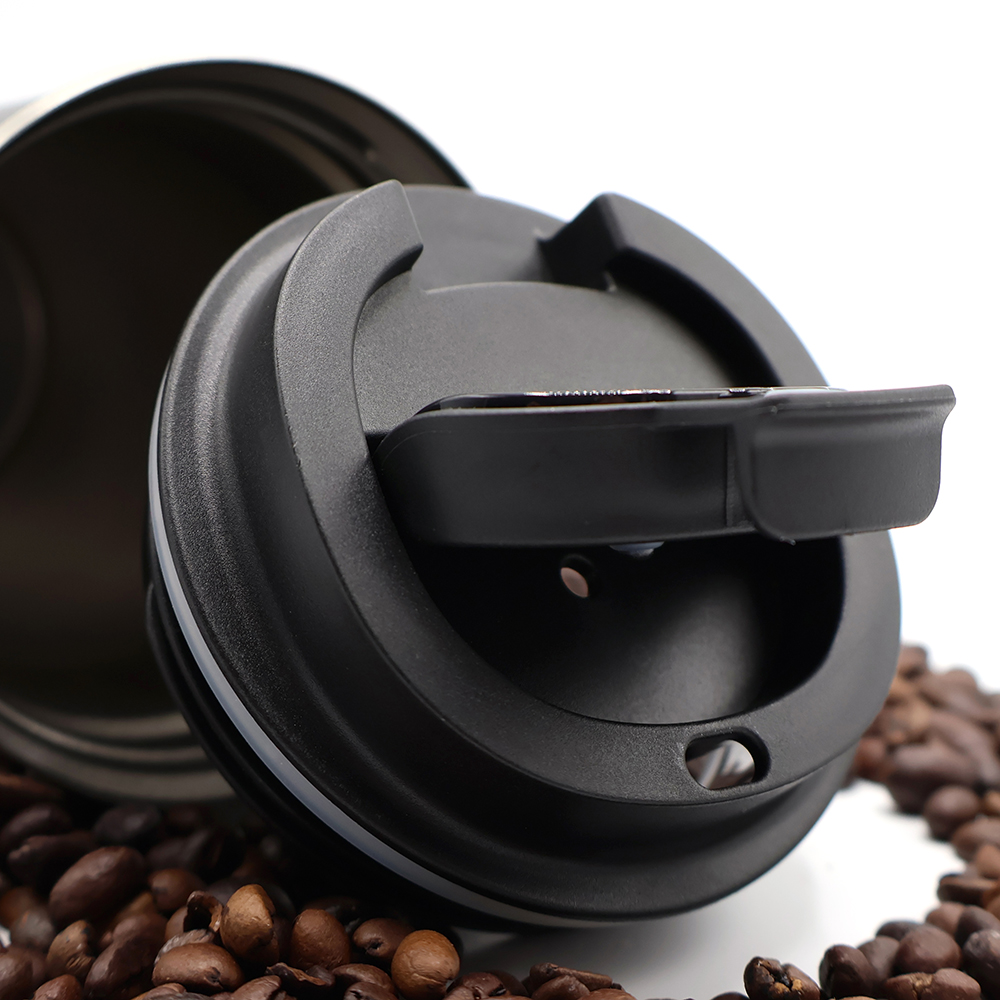 Термокружка Moon с дисплеем, Черный-5