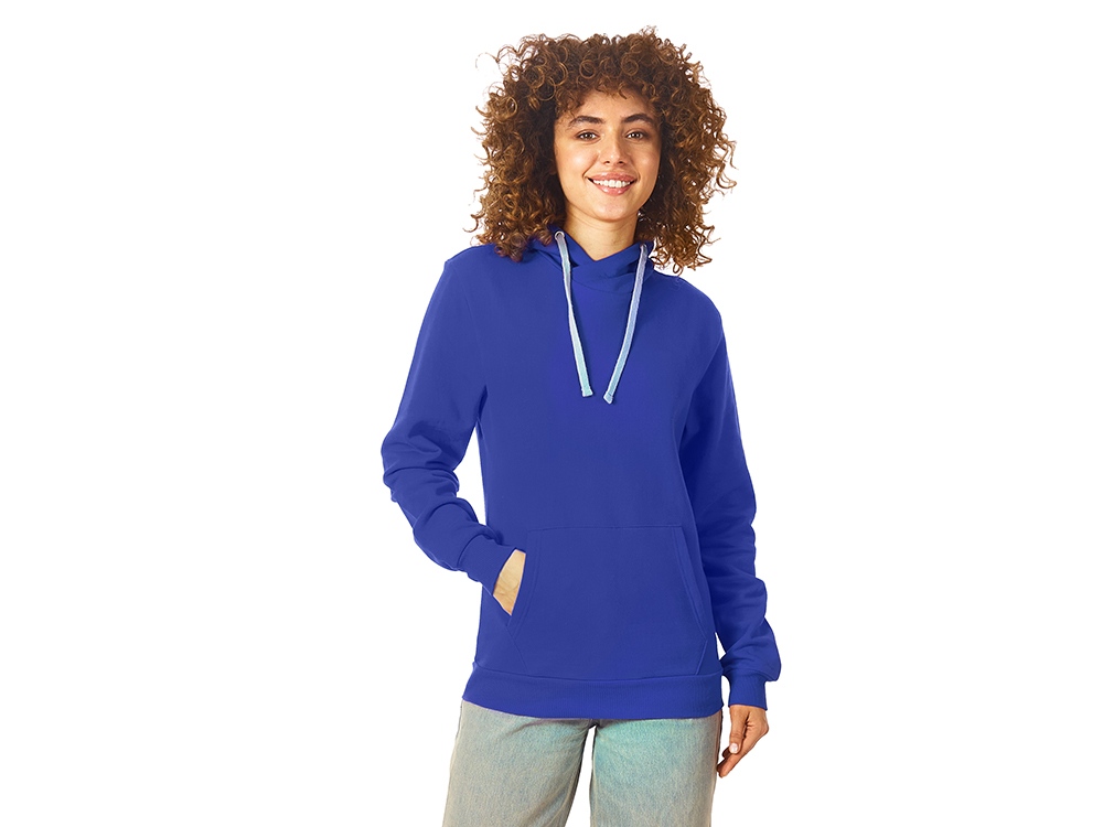 Толстовка унисекс Stream с капюшоном, классический синий-2