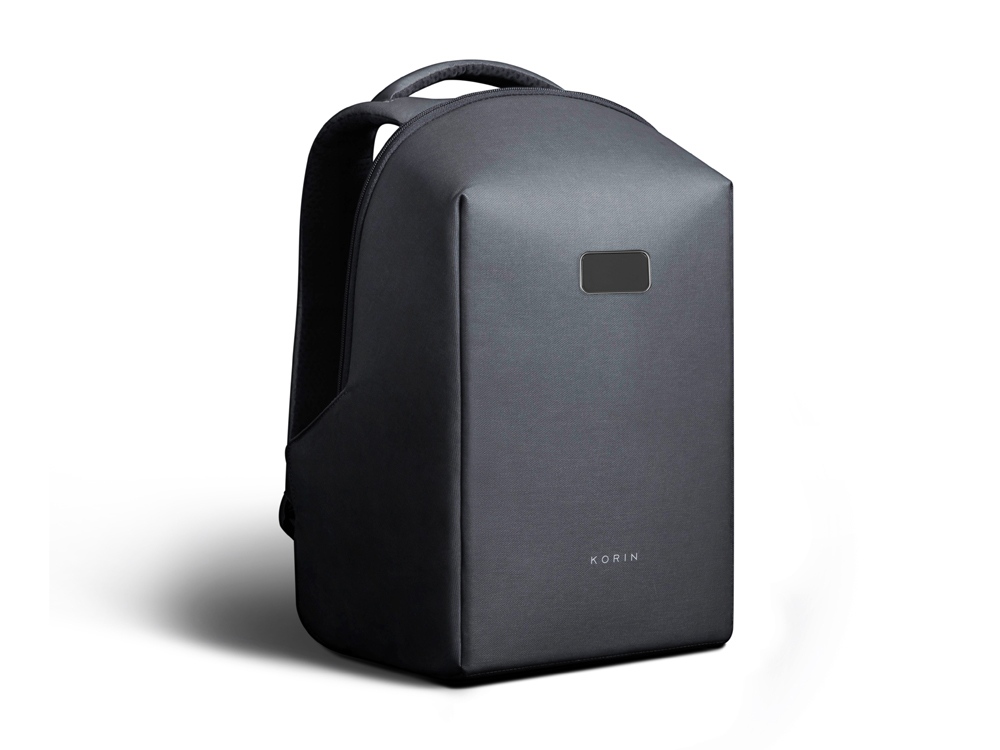 Водостойкий антикражный рюкзак Hipack для ноутбука 15.6, черный-2