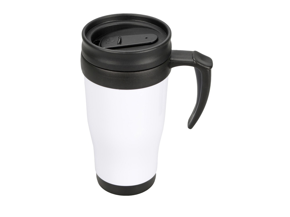 Подарочный набор с пледом, термокружкой и миндалем в шоколадной глазури Tasty hygge, белый-4