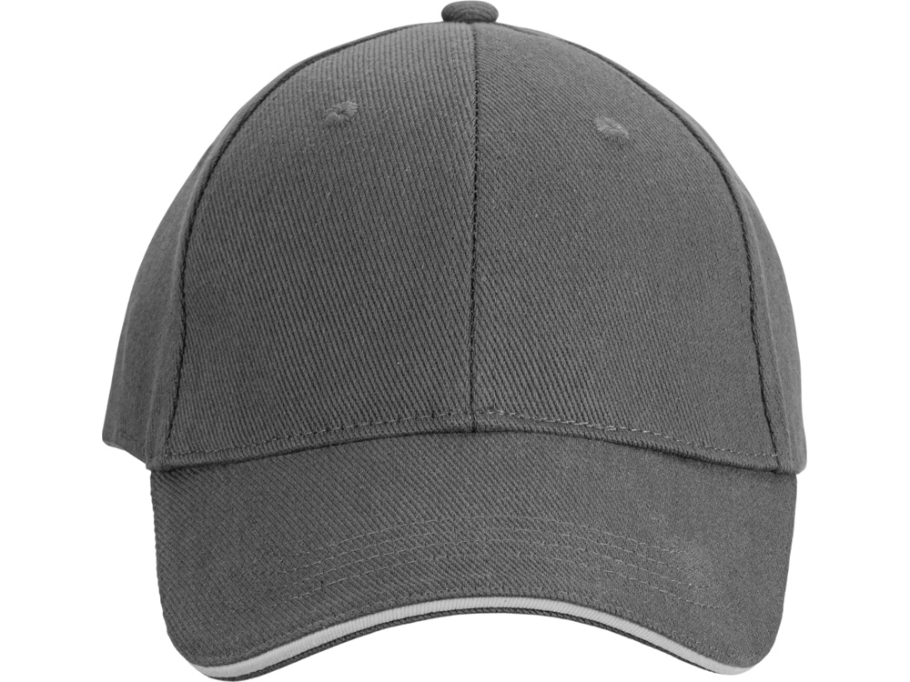 Бейсболка Cancun, темно-серый/белый-4