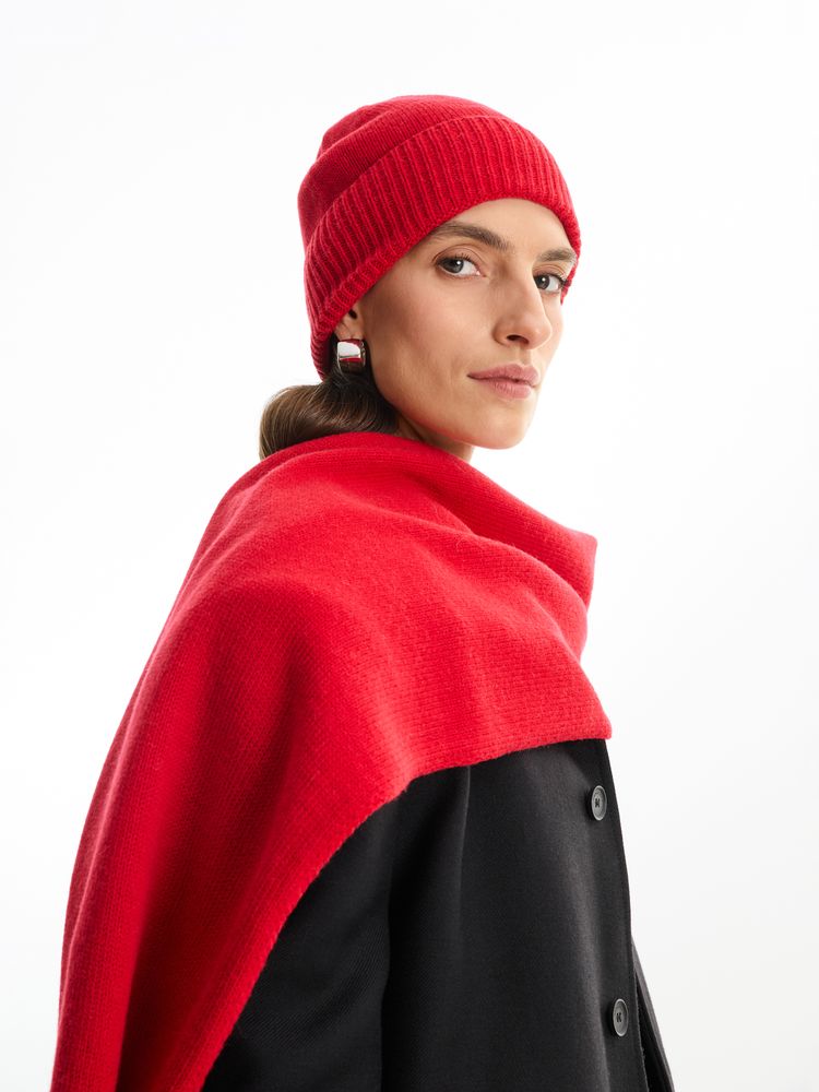 Шарф Cordelia, красный (гвоздика)-2