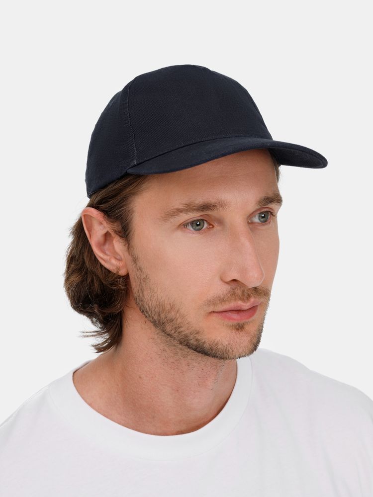 Бейсболка Long Beach, темно-синяя-3