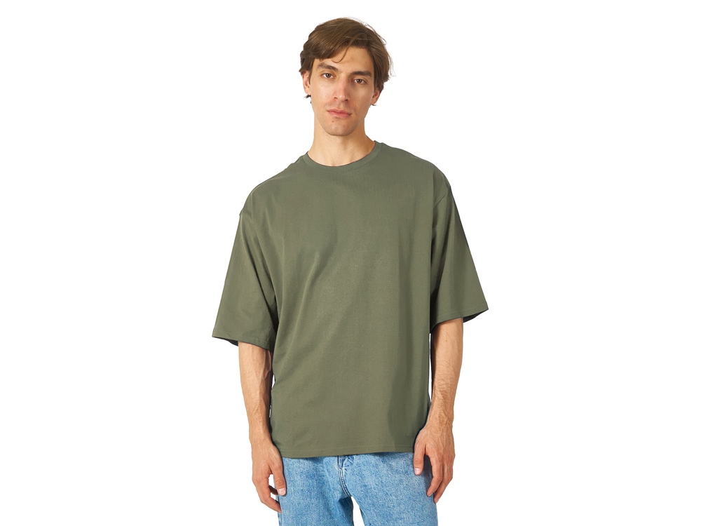 Футболка Berlin к/р оверсайз, 100% хлопок, 180гр, хаки-1