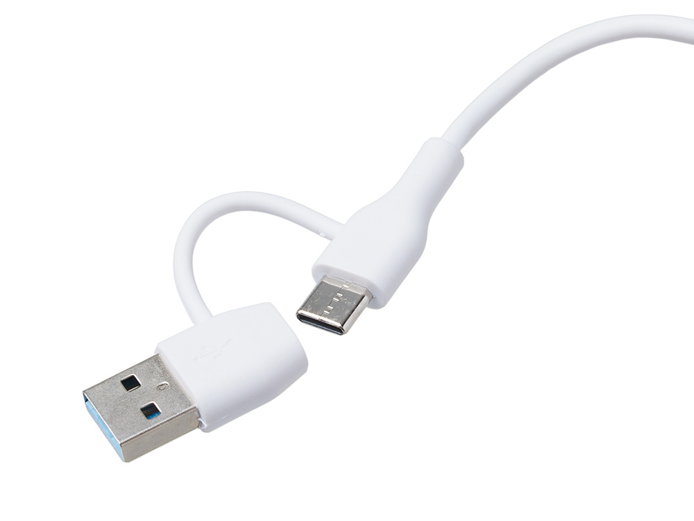 USB хаб Memo, 2*USB, 2*Type C, бамбук-10
