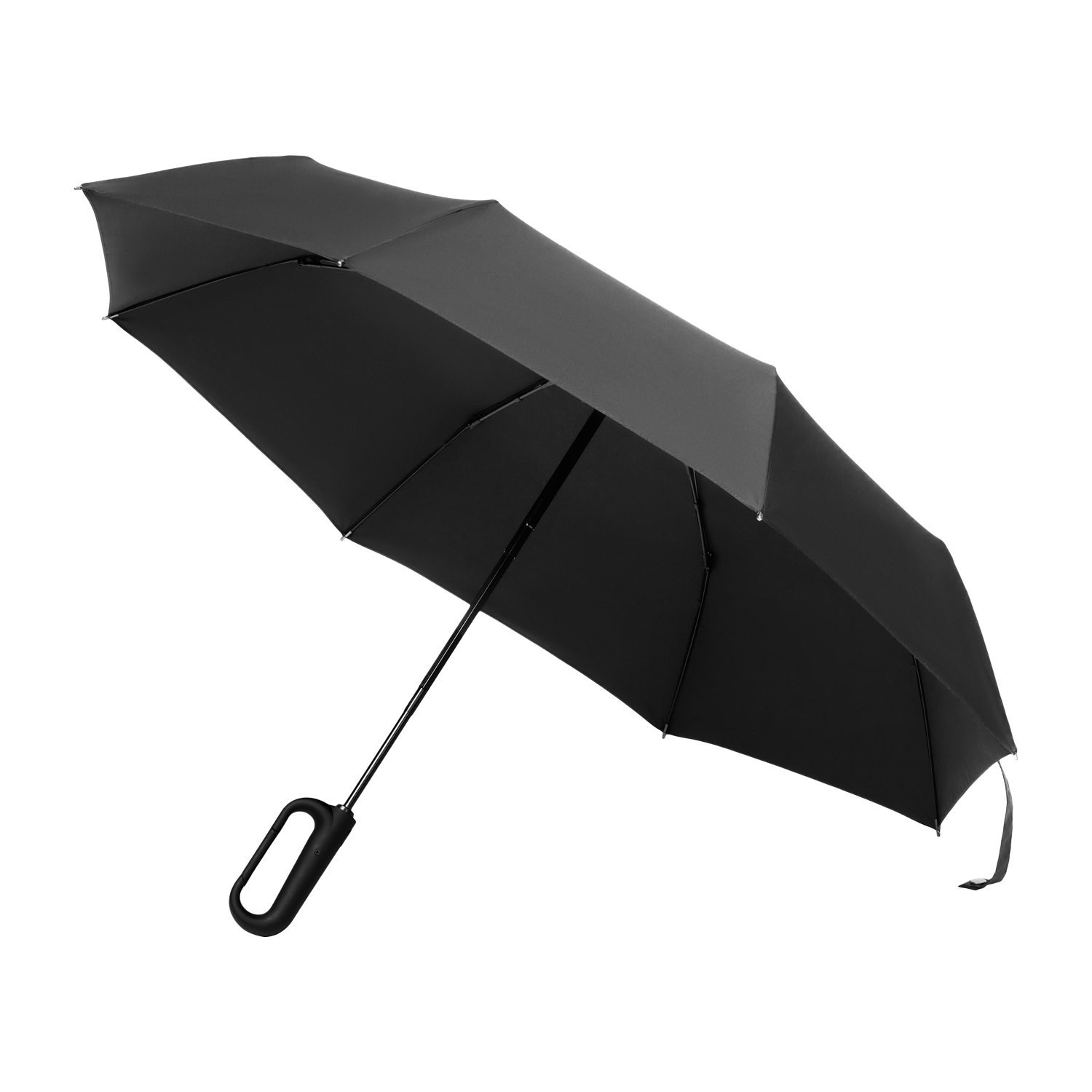 Зонт складной Азимут (Azimut), черный-0