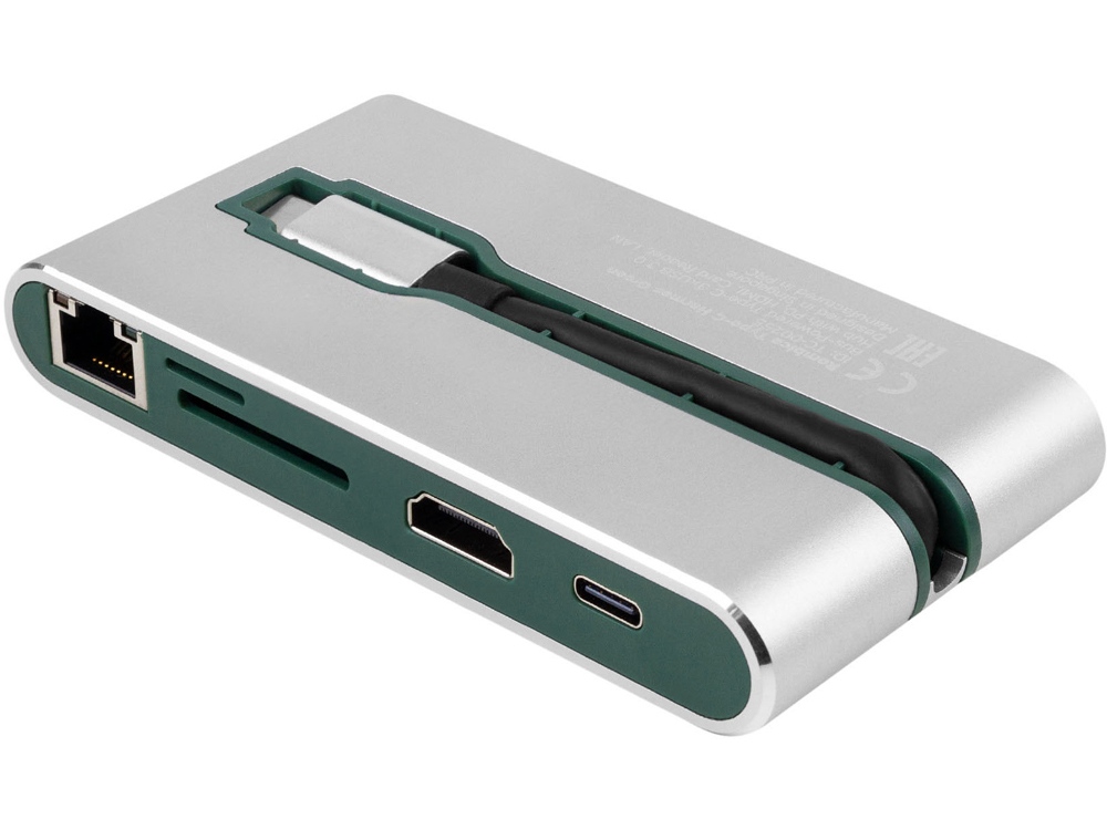 Хаб USB Rombica Type-C Hermes Green-2