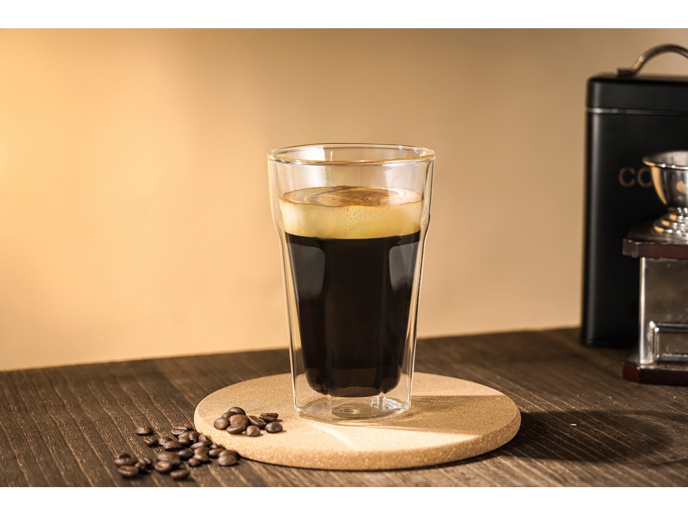 Стакан граненый с двойными стенками Silva-5