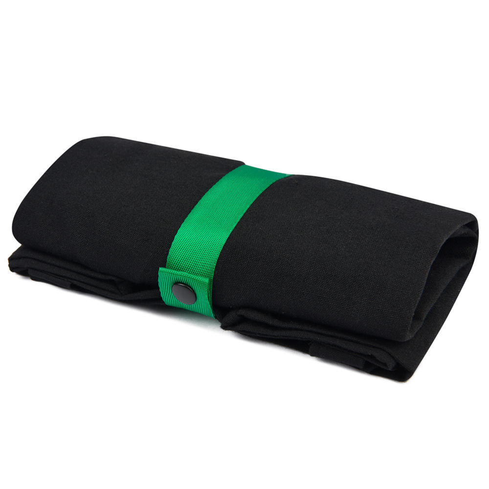 Сумка для покупок Rock’n’ROLL 260 г/м², Чёрный/зелёный-7