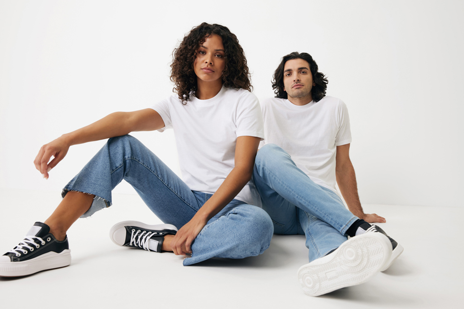 Футболка Iqoniq Sierra из переработанного хлопка, унисекс, 160 г/м²-1