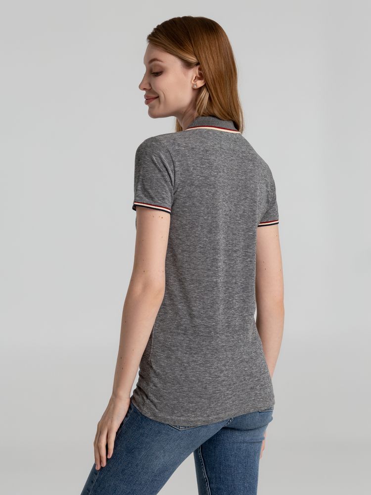 Рубашка поло женская Paname Women, черный меланж-2