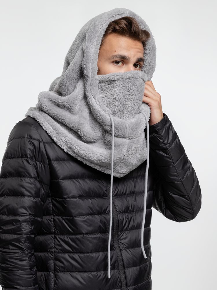 Балаклава-капюшон Flocky, серая-3