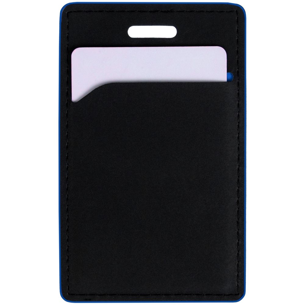 Чехол для пропуска Multimo, черный с синим-1