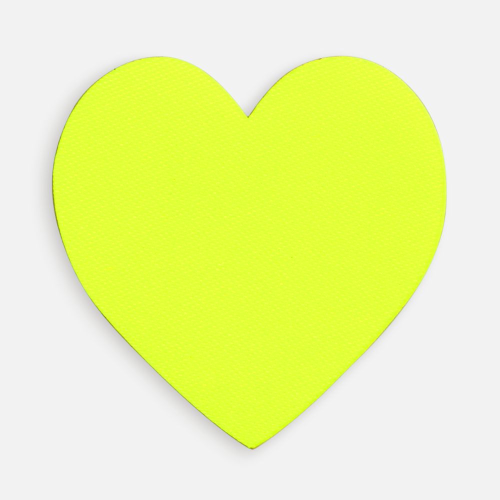 Наклейка тканевая Lunga Cor, M, желтый неон-0