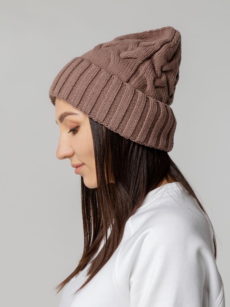 Шапка Loren, коричневая-3