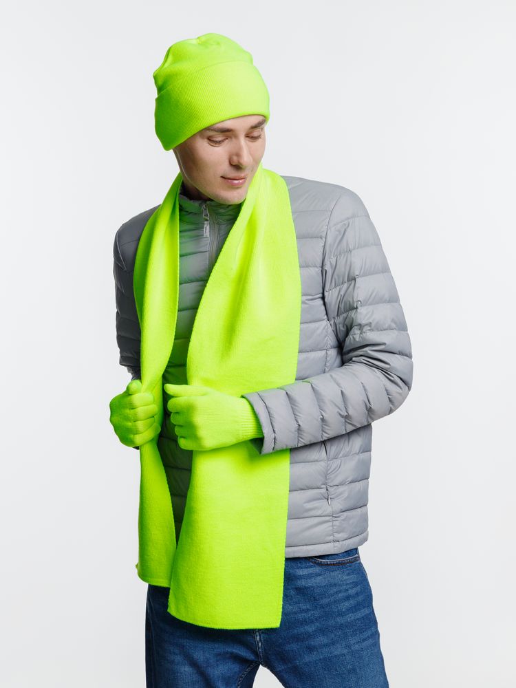 Шарф Urban Flow, салатовый неон-4