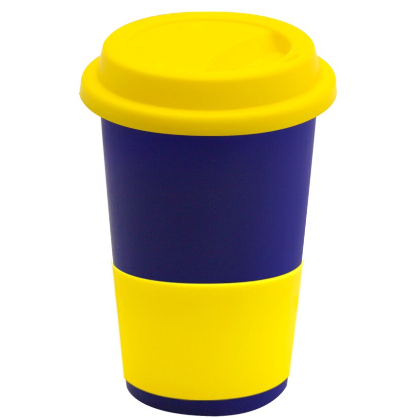 Кружка Magic To Go, Темно-синий/ желтый-0