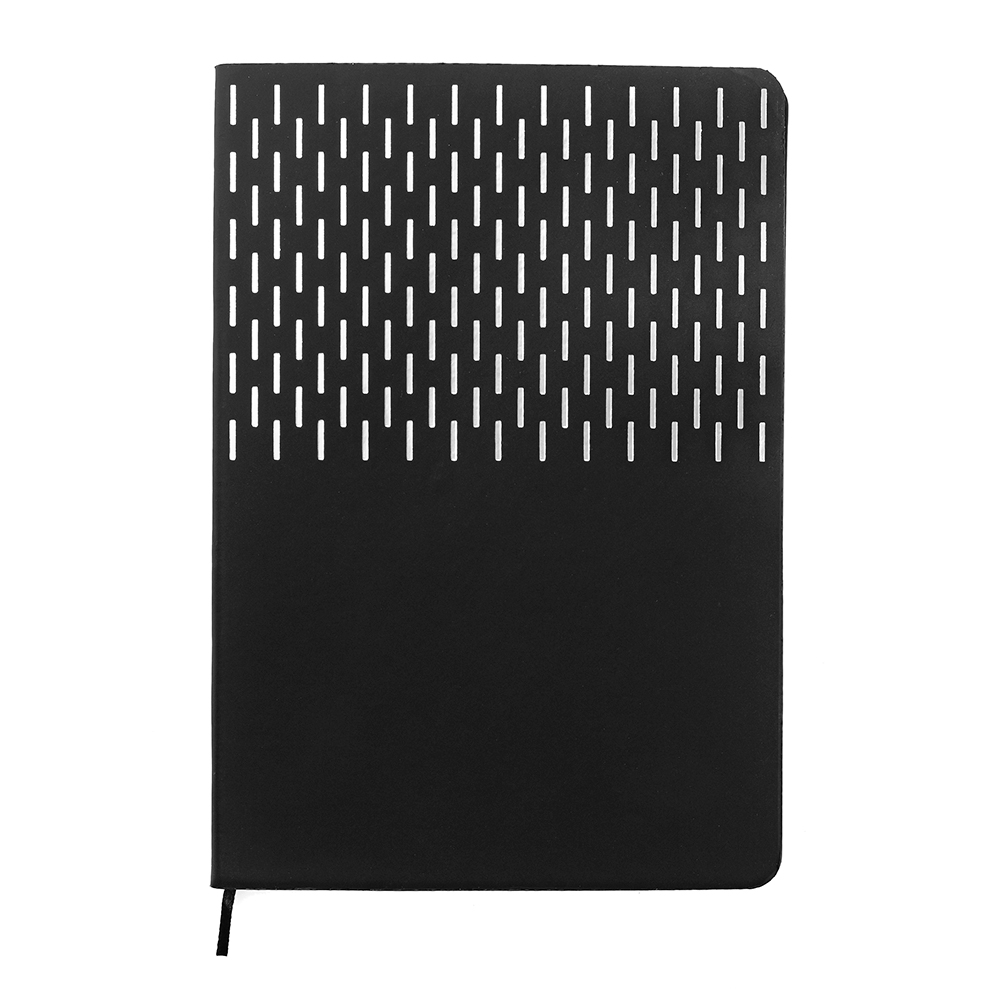 Ежедневник A5 недатированный Esmeralda в мягком переплёте, Чёрный/Серебряный-2