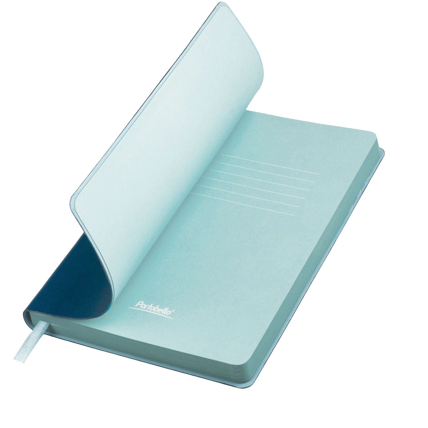 Ежедневник Латте (Latte NEW) недатированный, синий/голубой (без упаковки, без стикера)-0