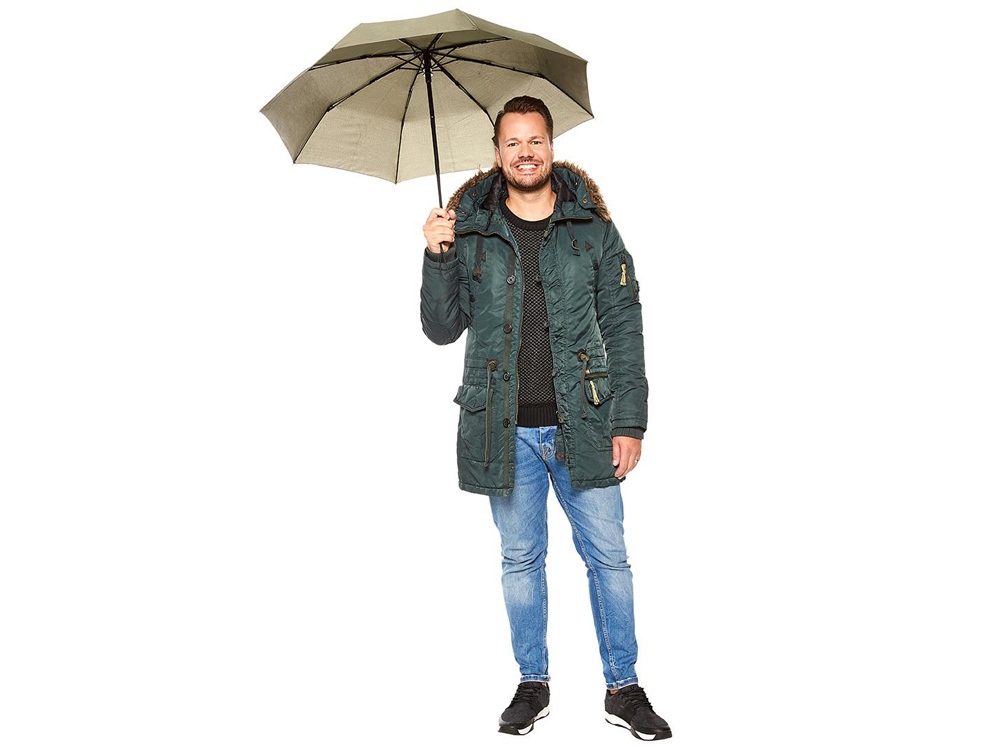 Зонт складной 5412 Pocky автомат, синий-6
