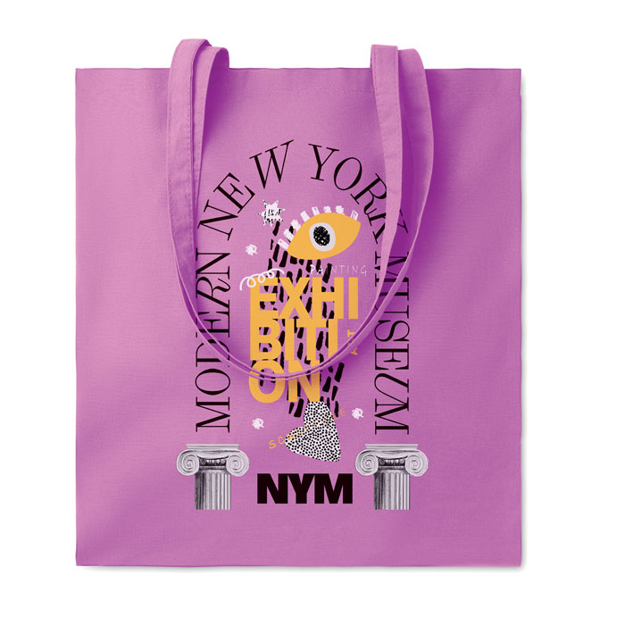 140 gr/m² cotton shopping bag, фиолетовый-1