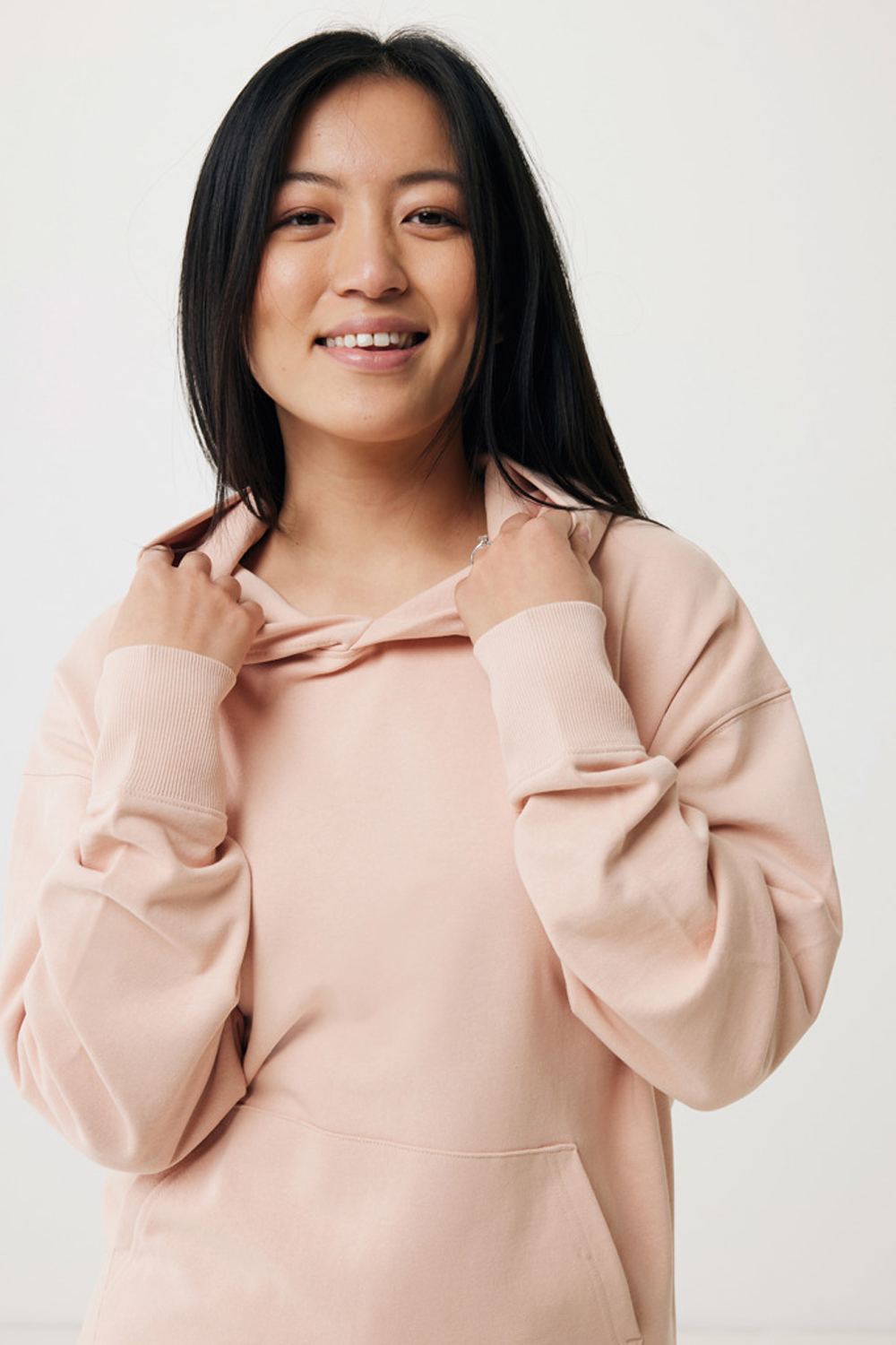 Худи Iqoniq Yoho из переработанного хлопка, свободный крой, унисекс, 340 г/м²-10