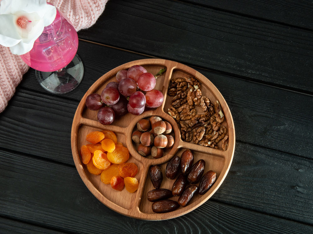 Менажница из бука с пропиткой маслом Delly-10