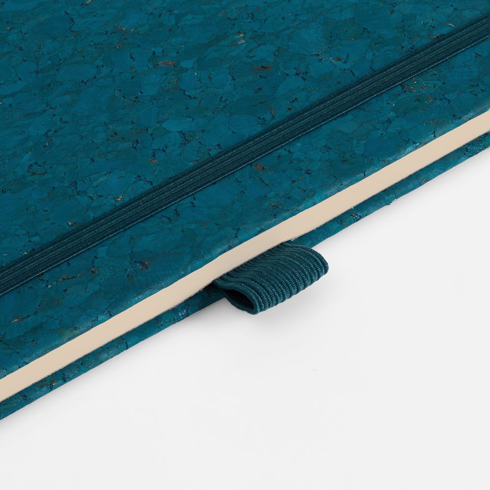 Блокнот Cork County, синий-4