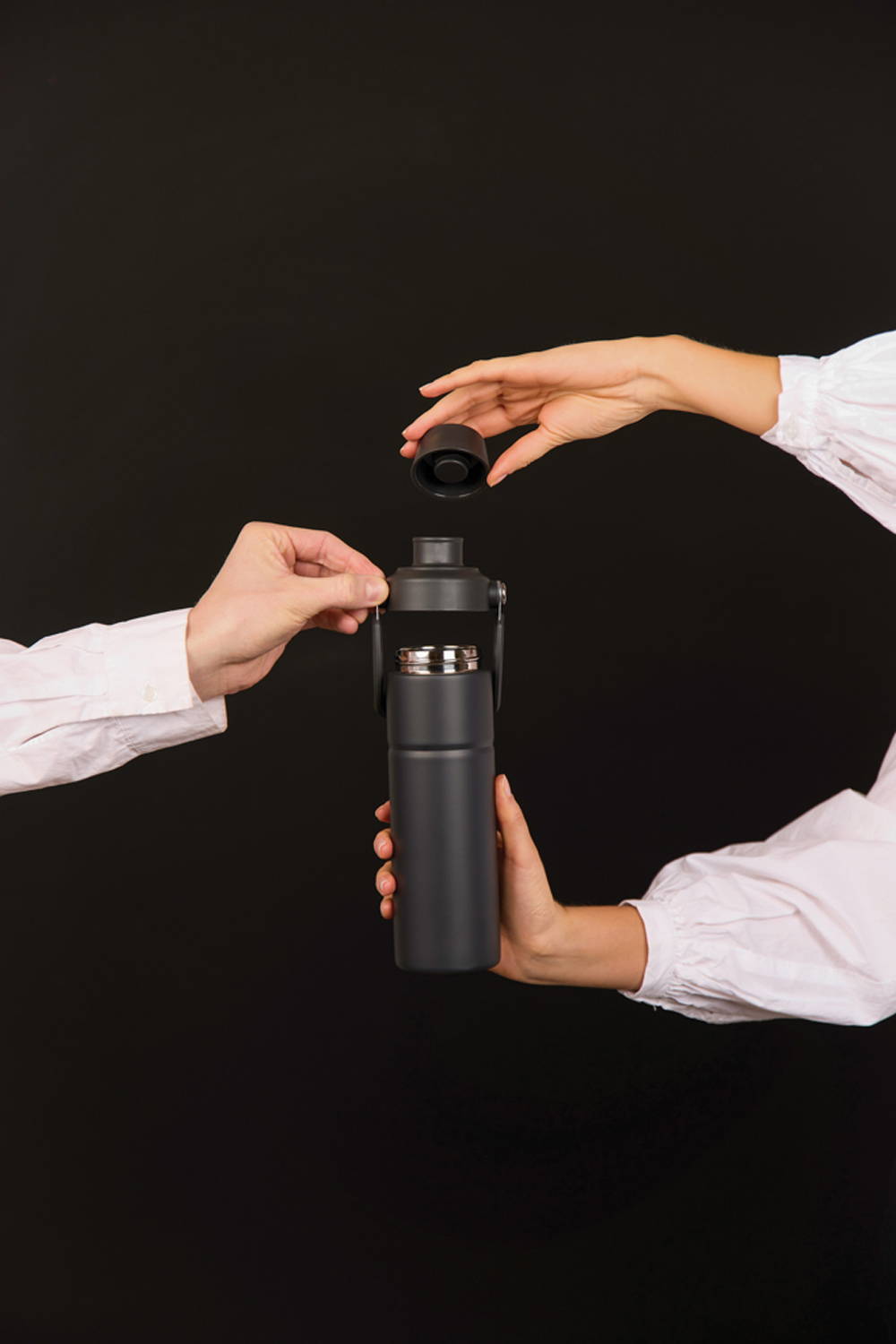 Термобутылка VINGA Baltimore Trek из переработанной стали RCS, 600 мл-7