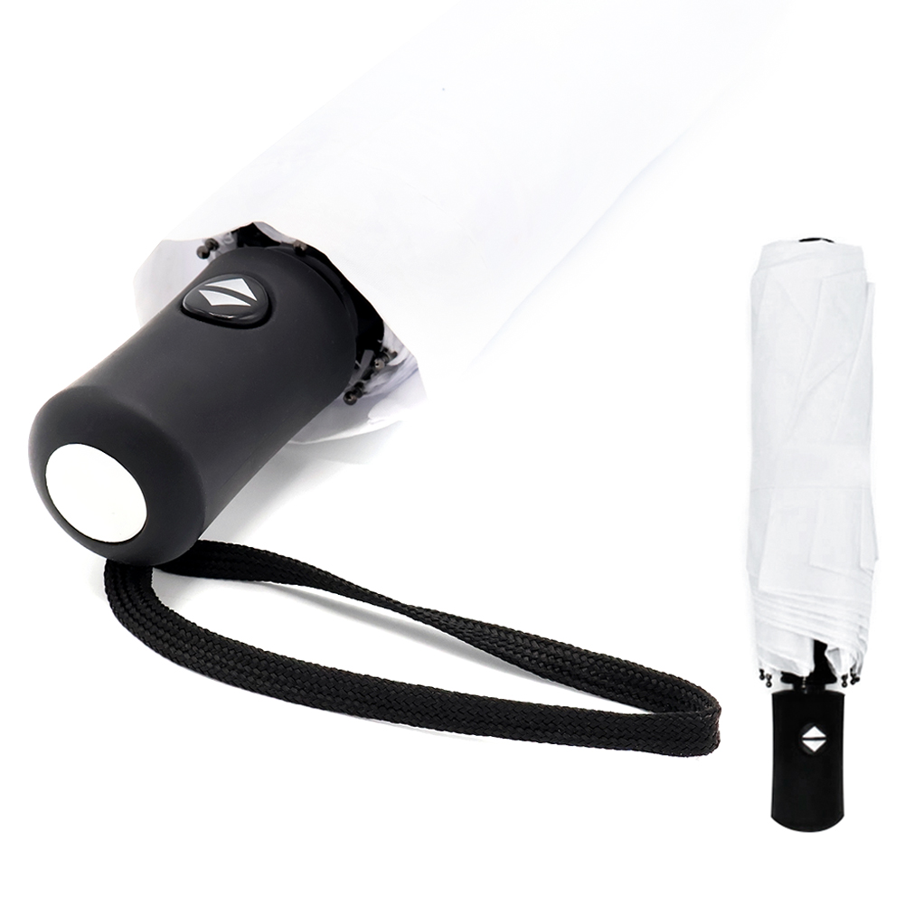 Автоматический противоштормовой зонт Vortex To Go, Белый/белый-0