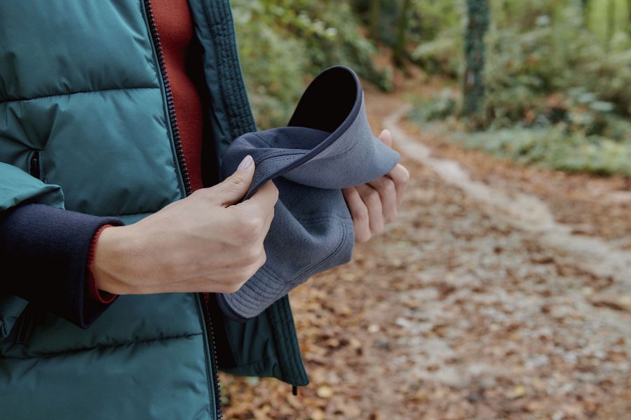 Панама GHIBLI с флисовым подкладом 120, черный, темно-серый-3