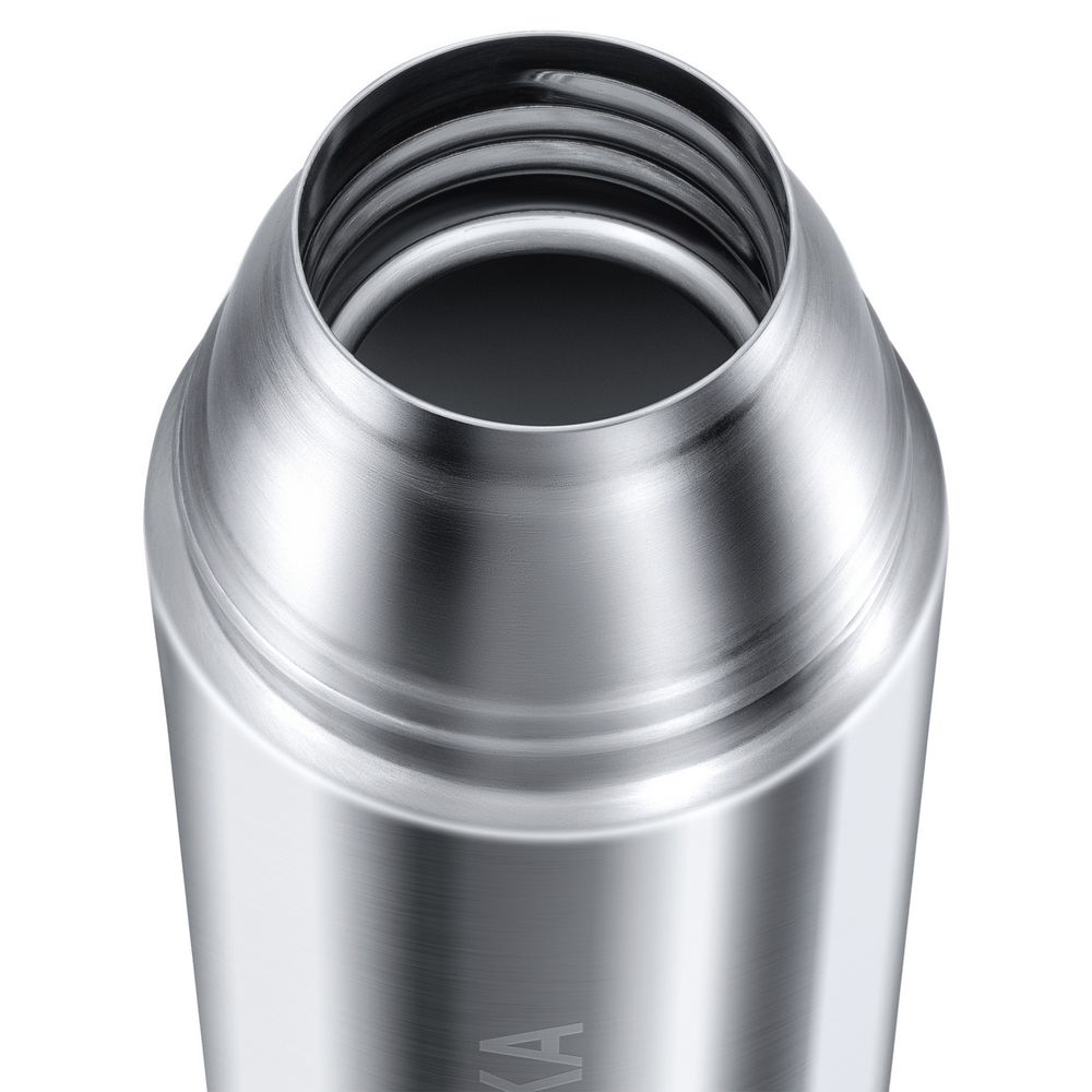 Термос Relaxika Duo 1200 в чехле, стальной-3