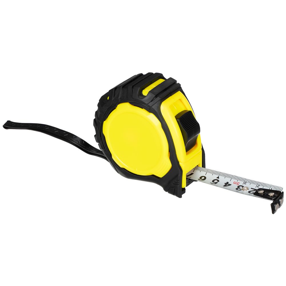 Рулетка Mittari с магнитным наконечником, 5 м, желтая-0