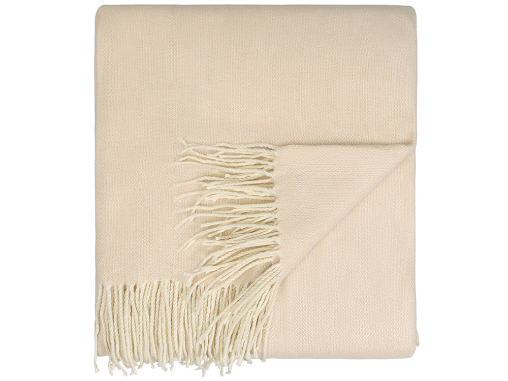 Акриловый плед Dapple 160x210 см, бежевый-1