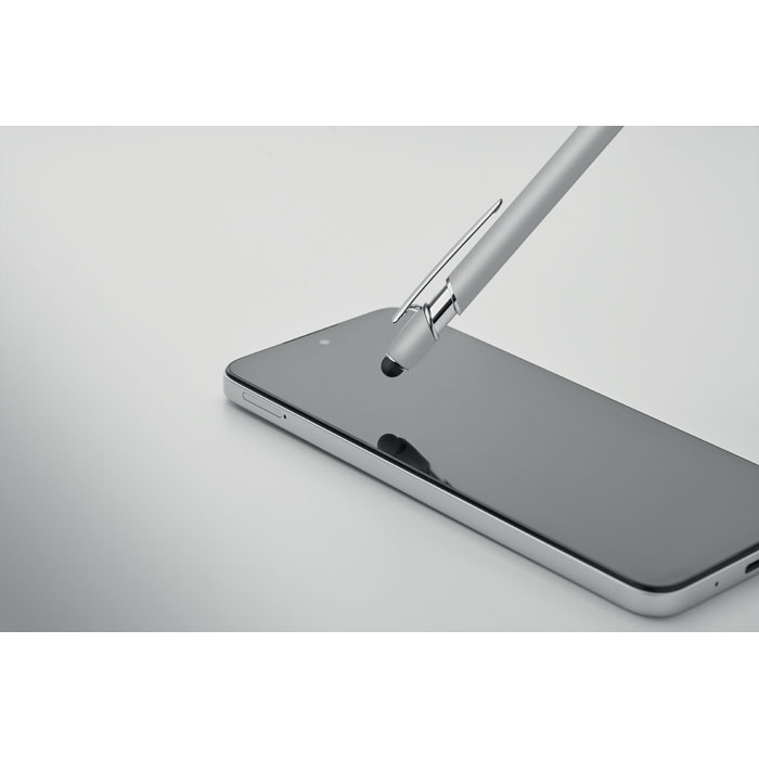 Ручка со стилусом, серебряный-4