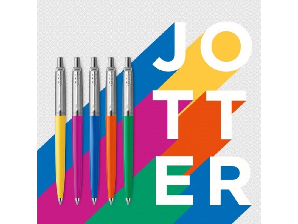 Шариковая ручка Parker Jotter ORIGINALS WHITE CT, стержень: Mblue ЭКО-УПАКОВКА-3