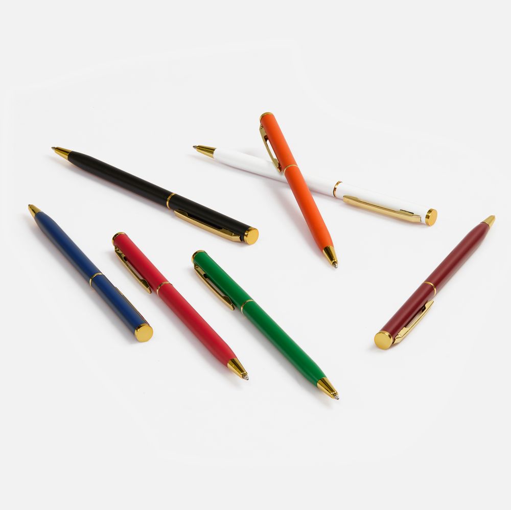 Ручка шариковая Hotel Gold, ver.2, матовая черная-5