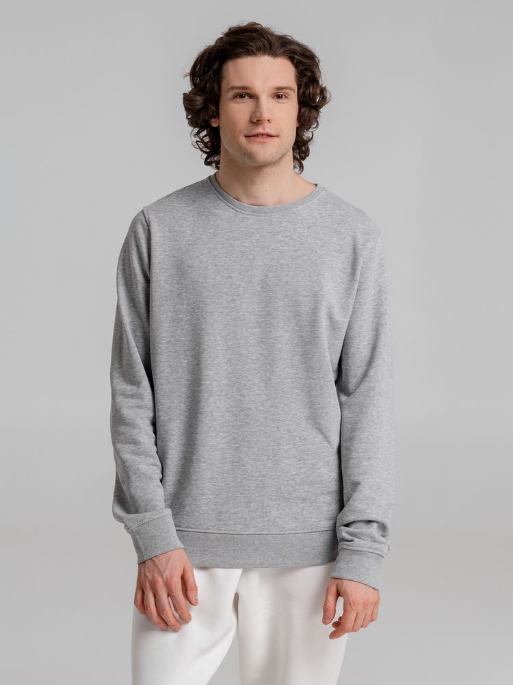 Свитшот унисекс BNC Inspire (Organic), серый меланж-3