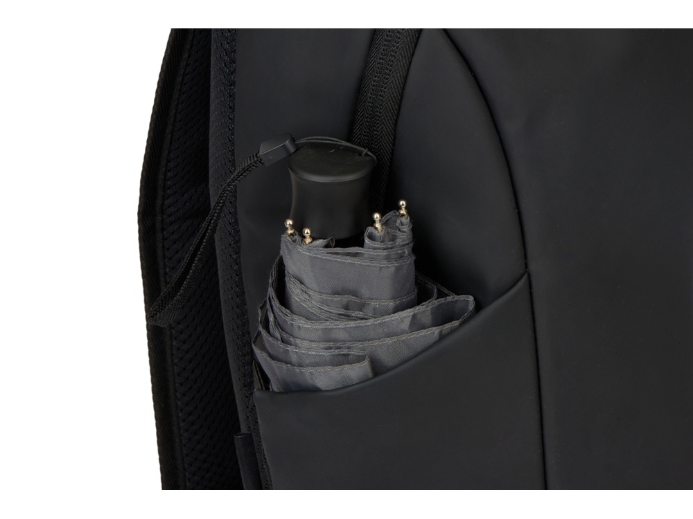 Рюкзак Sofit для ноутбука из экокожи, черный-9