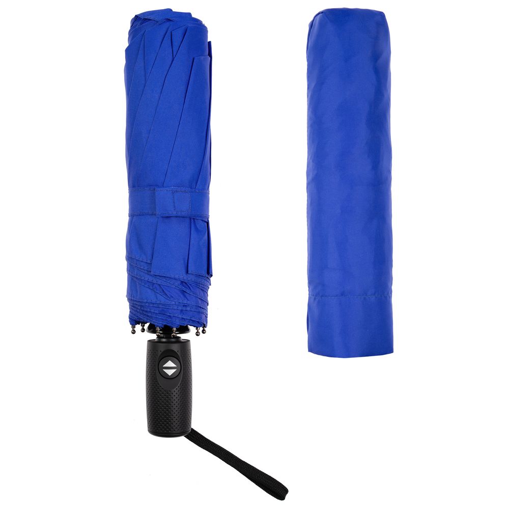 Складной зонт Dome Double с двойным куполом, синий-2