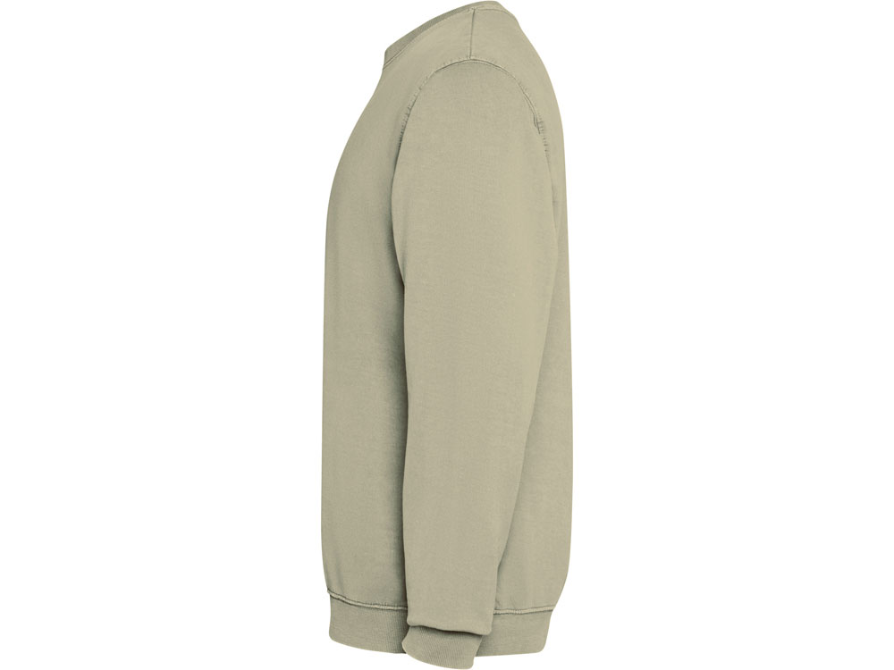 Свитшот Jaya унисекс, светлый хаки выстиранный-2