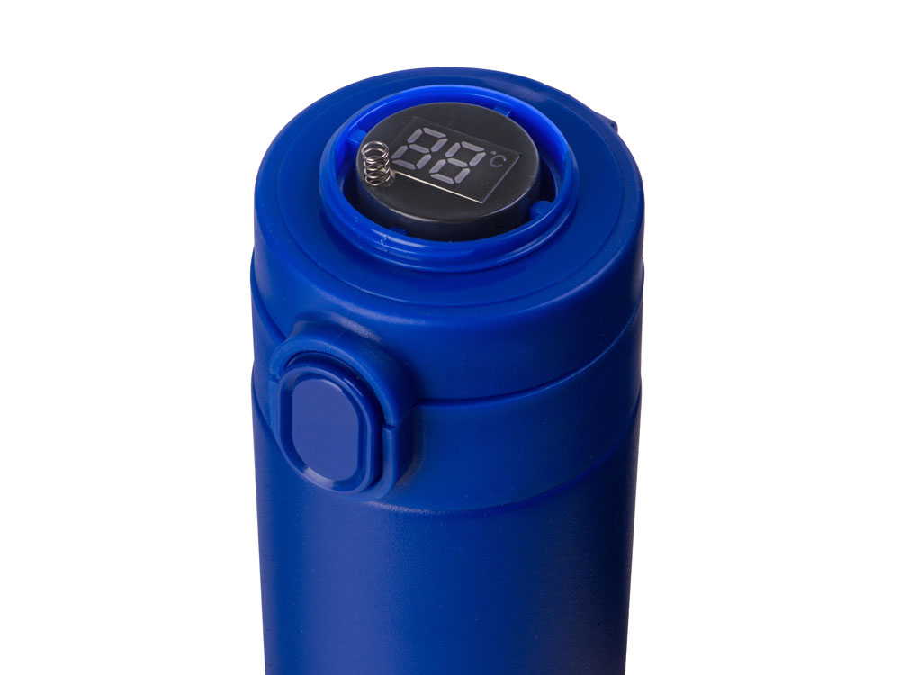 Вакуумная термокружка Waterline с медной изоляцией Bravo, 400 мл, тубус, синий-6