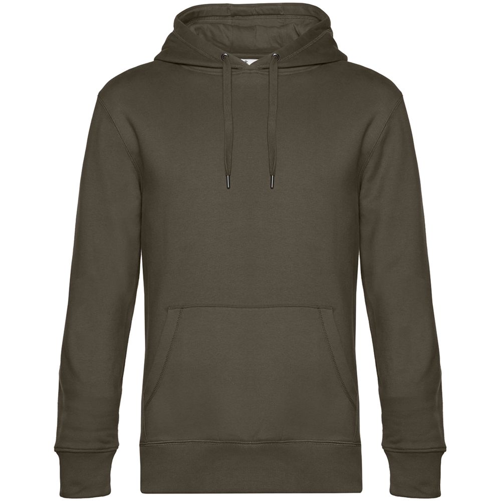 Толстовка с капюшоном унисекс King, хаки-0