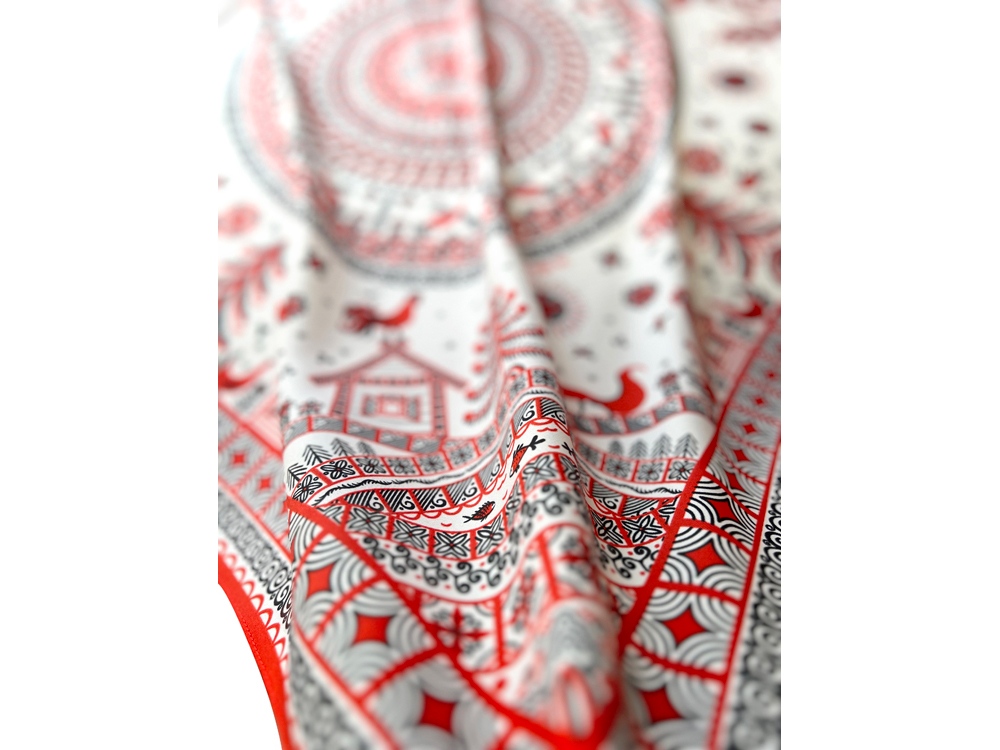 Платок Мезенская роспись-1