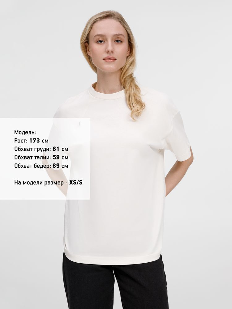 Футболка оверсайз унисекс Sinkopa, молочно-белая-7