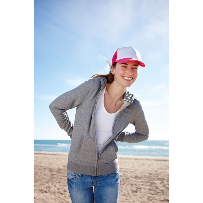 Бейсболка, неоновый розовый цвет-6