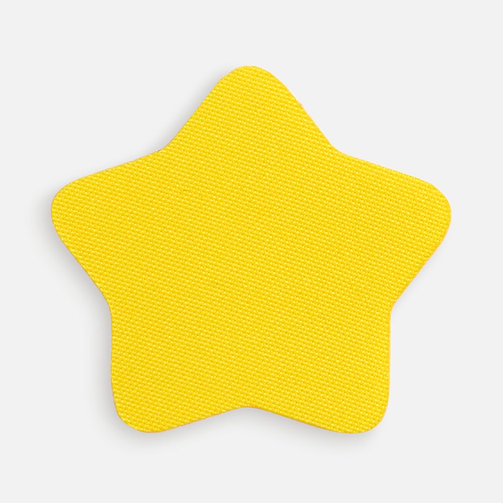 Наклейка тканевая Lunga Bial, M, желтая-1