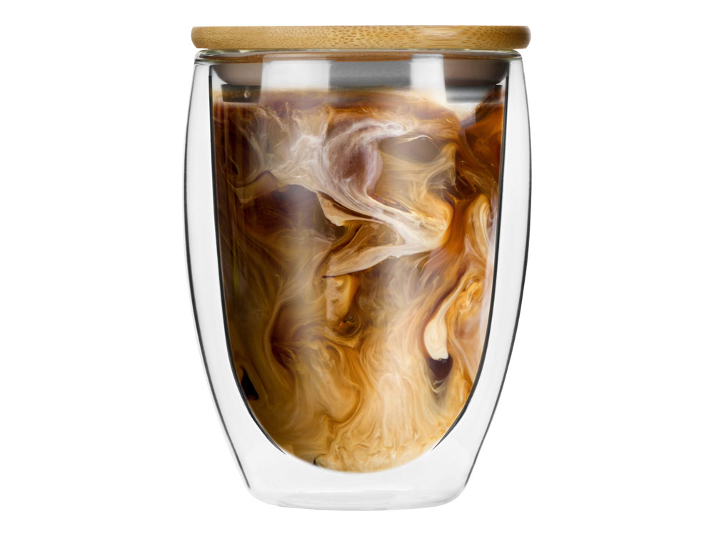 Стакан Valday с двойными стекнами и бамбуковой крышкой, 350 мл-4