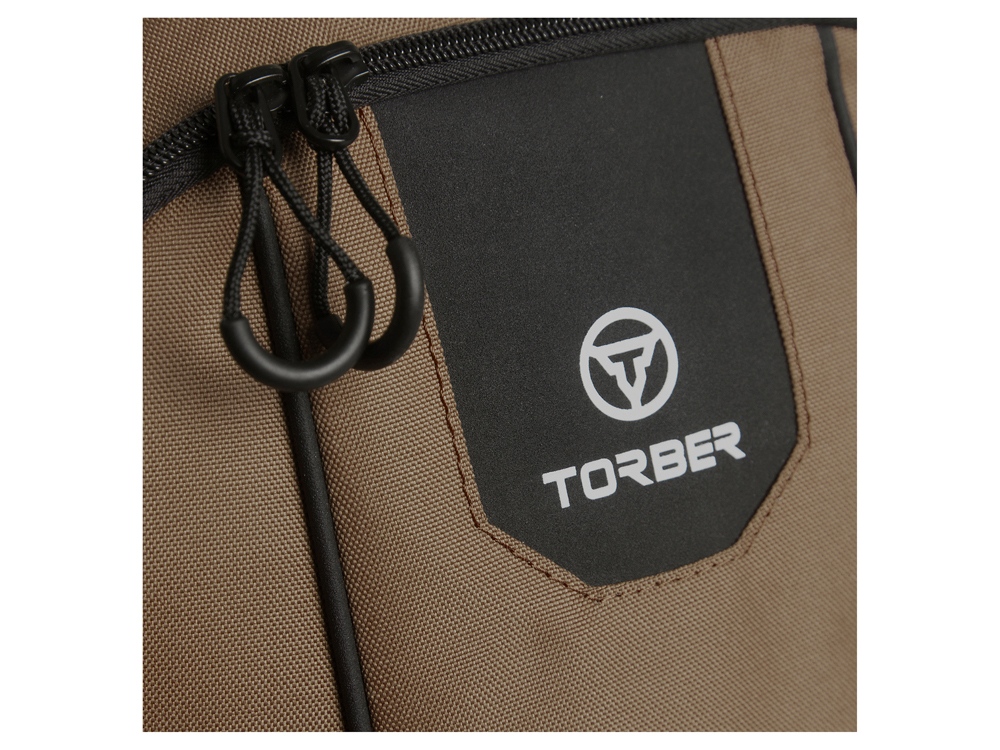 Рюкзак TORBER ROCKIT с отделением для ноутбука 15,6, коричневый, полиэстер 600D, 46 х 30 x 13-7